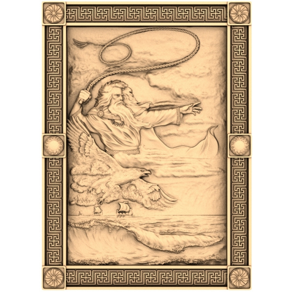 Poseidon's Call - Model 3D STL do CNC i druku 3D Poseidon's Call - Model 3D STL do CNC i druku 3D