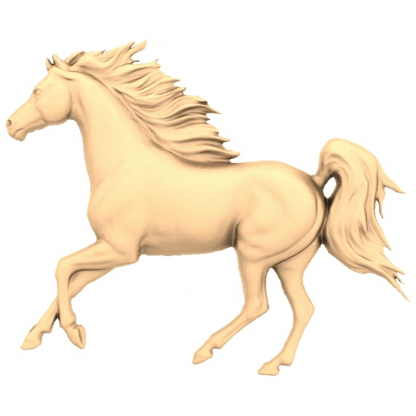 Galloping Majesty 3D STL Model pentru CNC