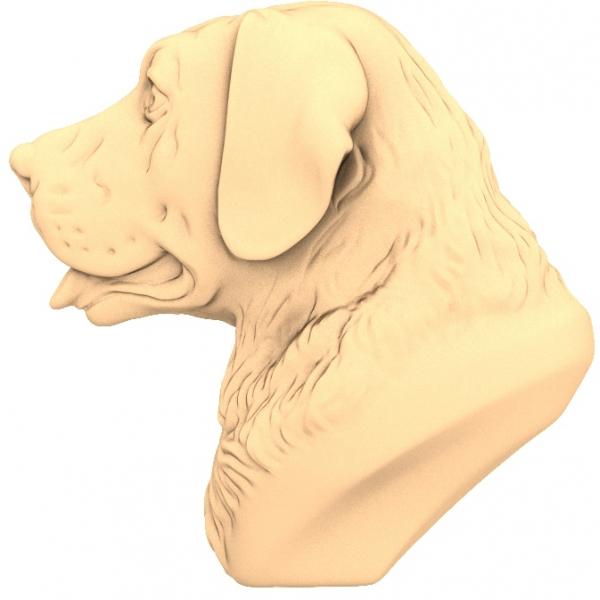 Loyal Companion 3D STL Model ສໍາລັບ Router CNC