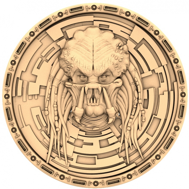 Alien Guardian Medallion