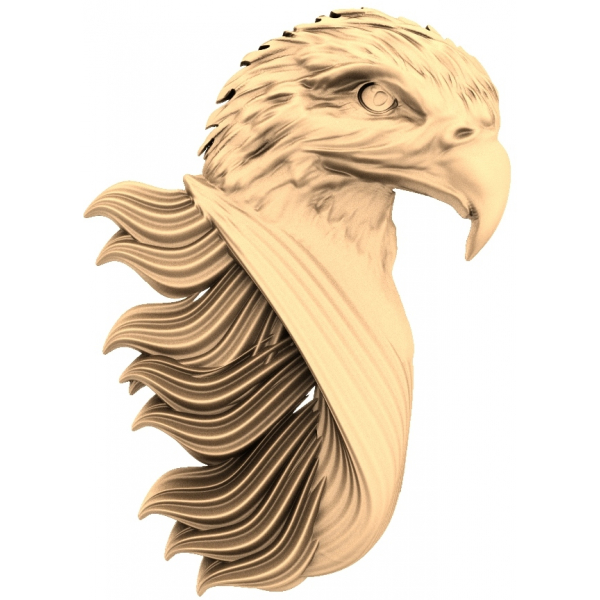 Mfano wa Eagle Majesty 3D STL kwa CNC