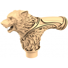 Majestic Wolf Handle