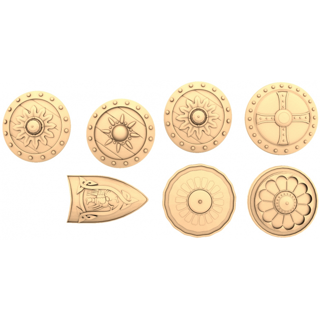 Guardian Shields 3D Model Set