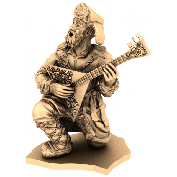 ຮູບແບບ Balalaika Bard 3D STL ສໍາລັບ CNC