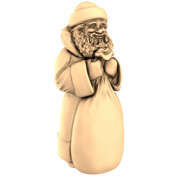 Joyful Santa Claus Model 3D ໃນ STL