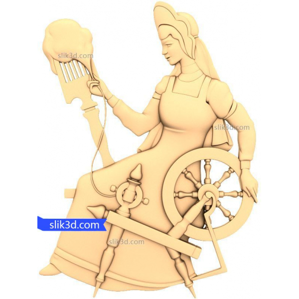 Exquisite Spindle Weaver 3D Model