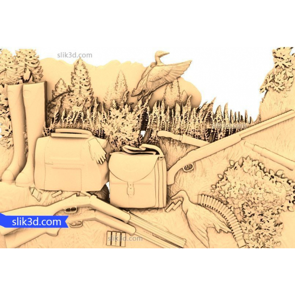 Hunter's Paradise 3D CNC-model Hunter's Paradise 3D CNC-model