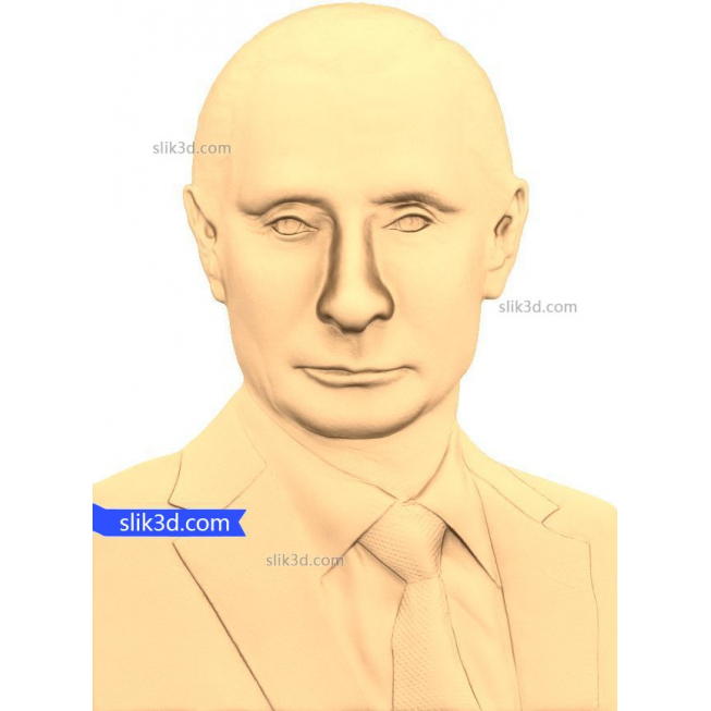 購入stl3dモデル 絵 プーチン大統領の肖像 Stl 3dモデルのためのcnc Cnc機械のため