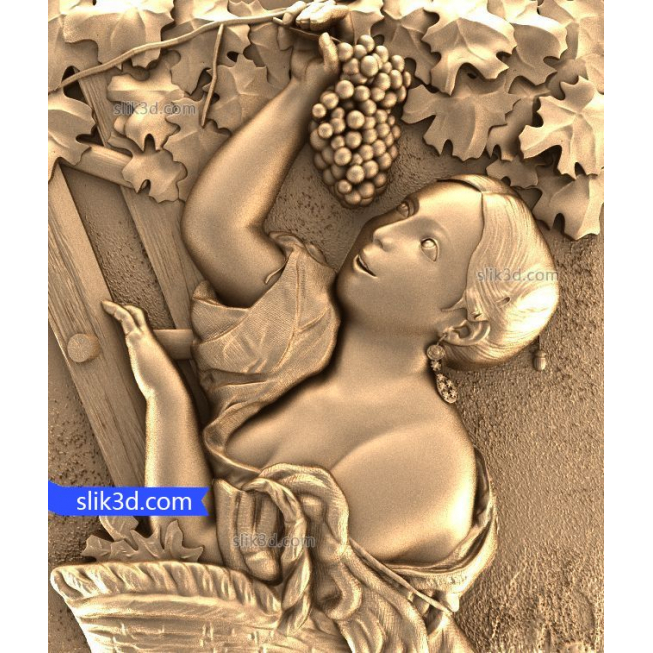 Bas-relief "Italian midday" | STL - 3D model for CNC