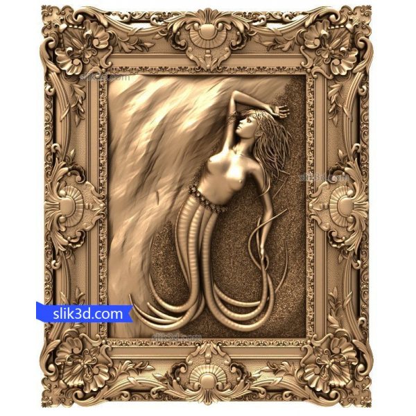 نفیس مسحور پری دریایی امداد 3D مدل نفیس مسحور پری دریایی امداد 3D مدل