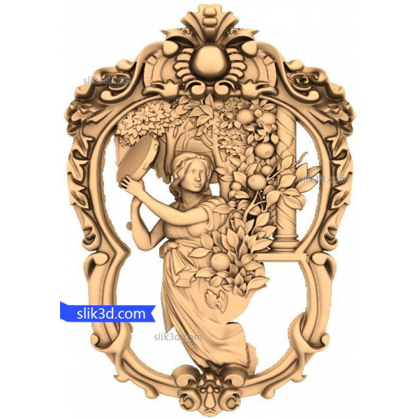 The Muse of Abundance 3D STL Model The Muse of Abundance 3D STL Model