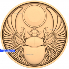Celestial Scarab Relief