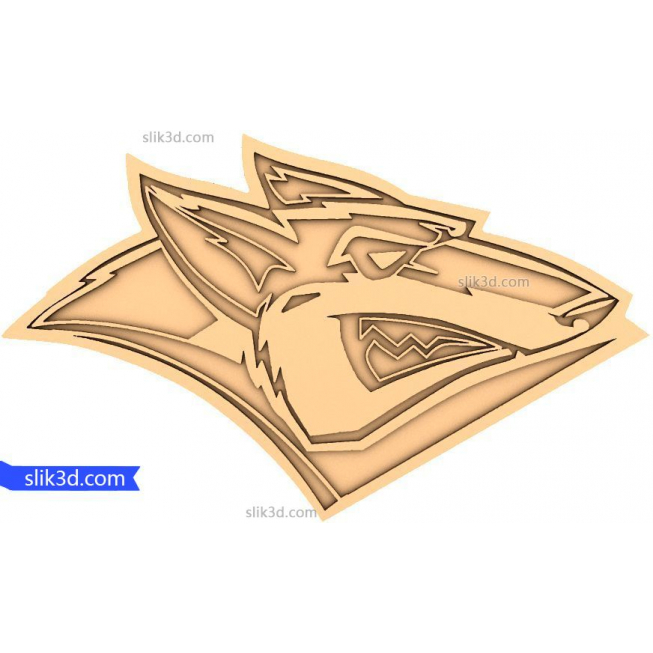 Bas-relief "Fox #2" | STL - 3D model for CNC