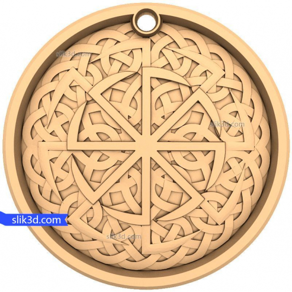 Celtic Knot Circle Cross 3D STL Model Celtic Knot Circle Cross 3D STL Model