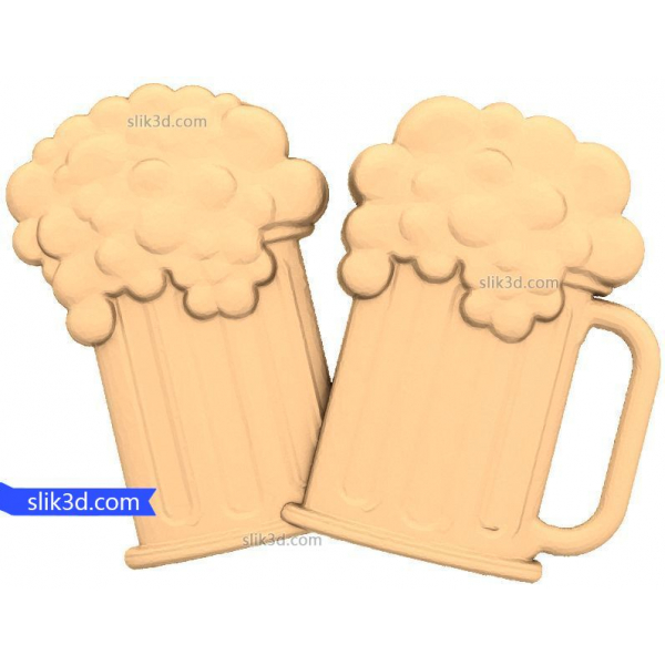 Cheers Mug Relief 3D STL model pro CNC Cheers Mug Relief 3D STL model pro CNC