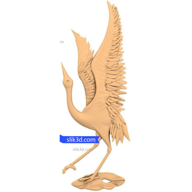 Character "Bird" | STL - 3D model for CNC machine