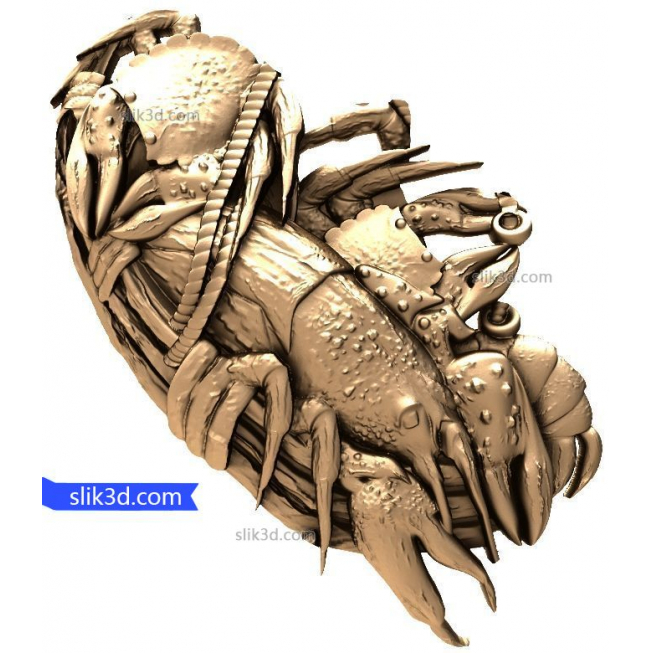 Bas-relief "Cancer" | STL - 3D model for CNC