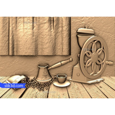 Caf? Charm 3D Relief