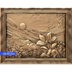 Floral Dawn Relief