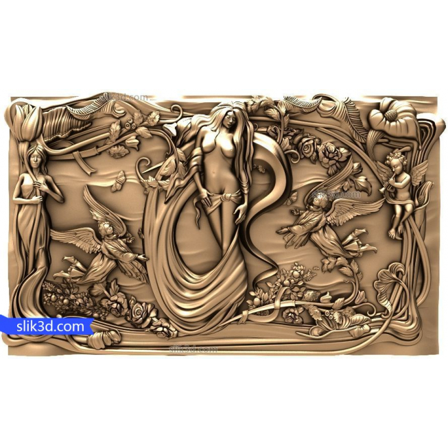 Bas-relief "Bas-relief #6" | STL - 3D model for CNC