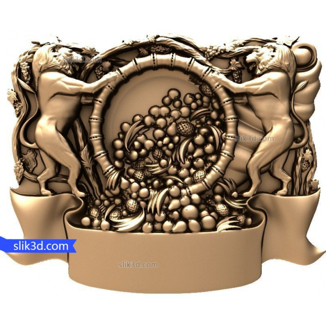 Bas-relief "Bas-relief #36" | STL - 3D model for CNC