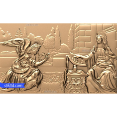 Angel and Virgin Mary Relief