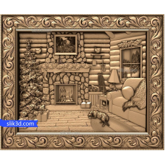 Cozy Cabin Retreat Panel
