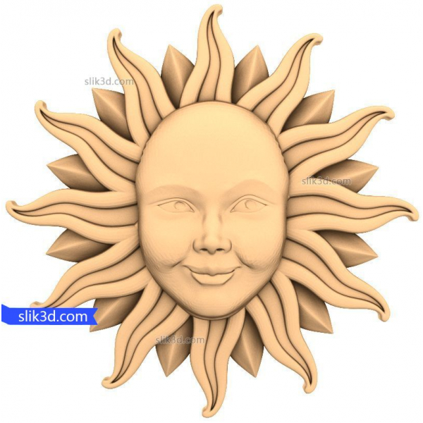 โมเดล 3 มิติ Sun Spirit สำหรับเครื่อง CNC โมเดล 3 มิติ Sun Spirit สำหรับเครื่อง CNC