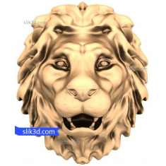 Cabeza de león majestuosa