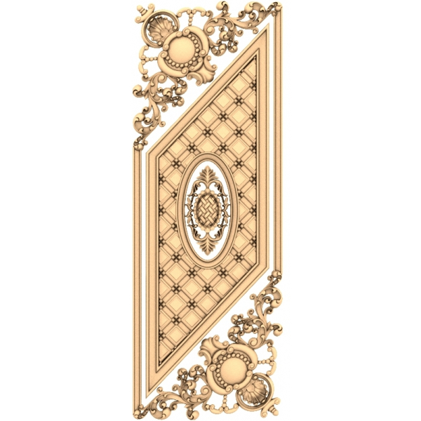 Regal Elegance Panel 3D STL Model for CNC Regal Elegance Panel 3D STL Model for CNC