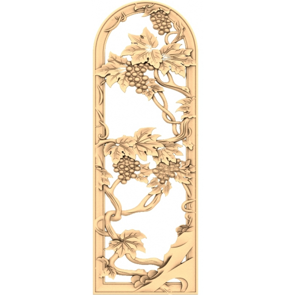 Modello STL 3D Vineyard Elegance per router CNC