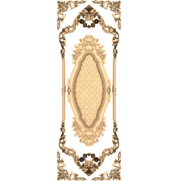 Exquisite Elegance Panel 3D Model for CNC Exquisite Elegance Panel 3D Model for CNC