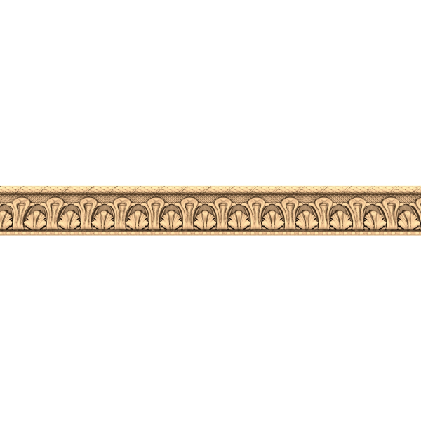 Ornamental Acanthus Frieze 3D Model til CNC Ornamental Acanthus Frieze 3D Model til CNC