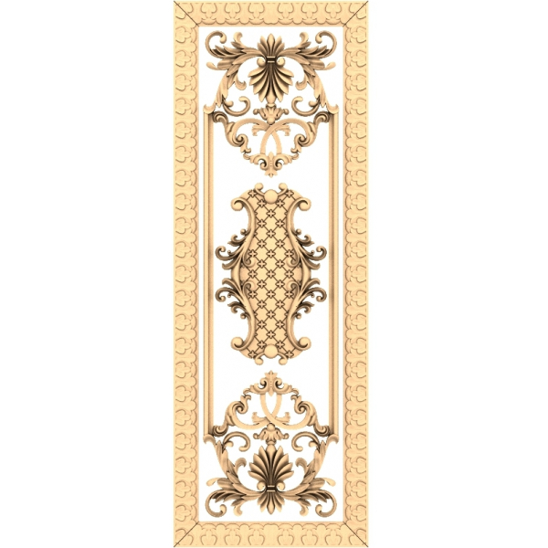 Decorative Panel Regal Elegance 3D STL Model Decorative Panel Regal Elegance 3D STL Model