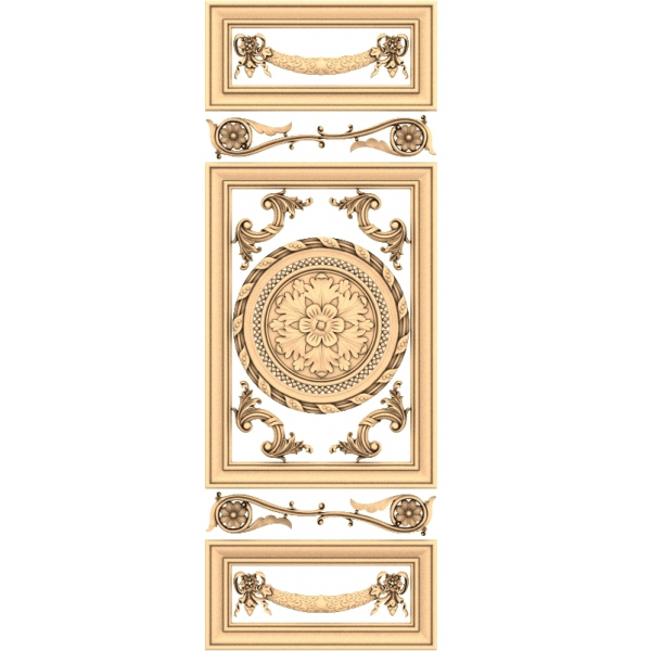 Exquisite 3D Decorative Panel for CNC Machining Exquisite 3D Decorative Panel for CNC Machining