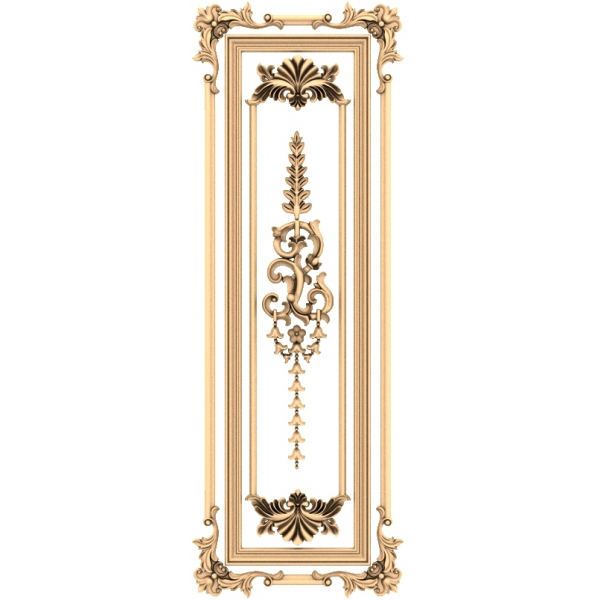 Pannello barocco Elegance 3D STL modello Pannello barocco Elegance 3D STL modello