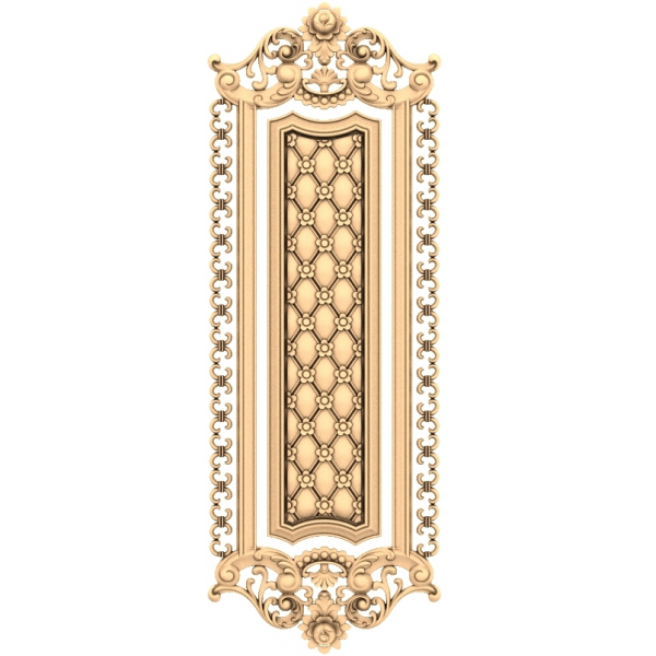 โมเดล 3D STL ของแผง Rococo Elegance สำหรับ CNC โมเดล 3D STL ของแผง Rococo Elegance สำหรับ CNC