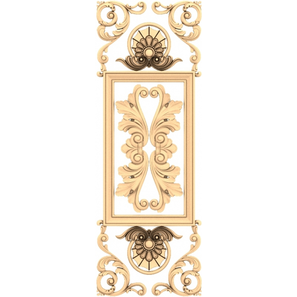 Barocke Eleganz Dekorative Platte 3D STL Modell Barocke Eleganz Dekorative Platte 3D STL Modell
