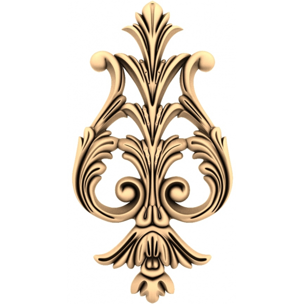 Regal Acanthus Akzent 3D STL Modell für CNC Regal Acanthus Akzent 3D STL Modell für CNC