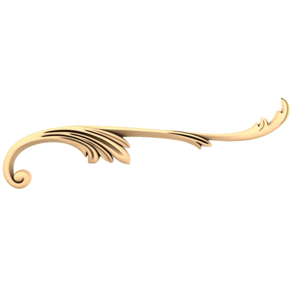 Model 3D Flourish Elegan untuk CNC Model 3D Flourish Elegan untuk CNC