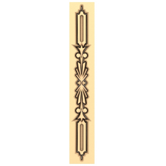 Elegante verticale decoratie