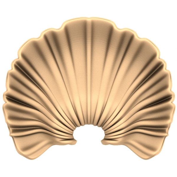 Golden Shell 3D STL דגם עבור CNC
