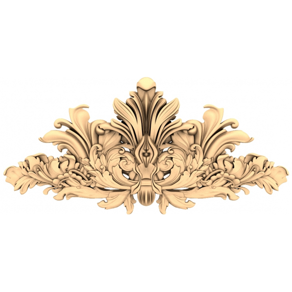 Victorian Flourish Decorative Panel - 3D STL Model for CNC Victorian Flourish Decorative Panel - 3D STL Model for CNC