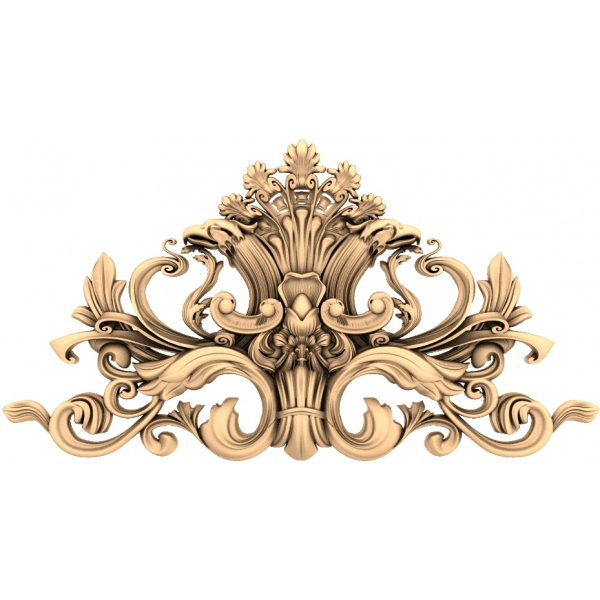باروک شکوفا زینت 3D STL مدل باروک شکوفا زینت 3D STL مدل