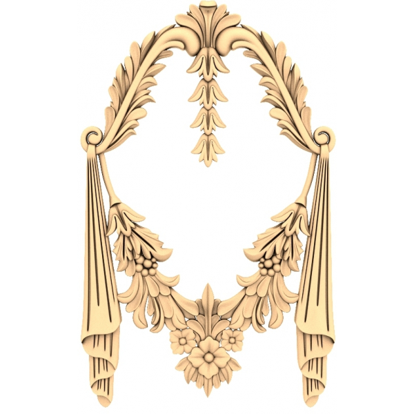 3D Floral Elegance Arch STL Model for CNC 3D Floral Elegance Arch STL Model for CNC