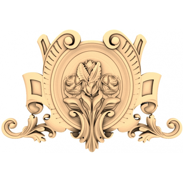 Blooming Elegance 3D STL Model for CNC