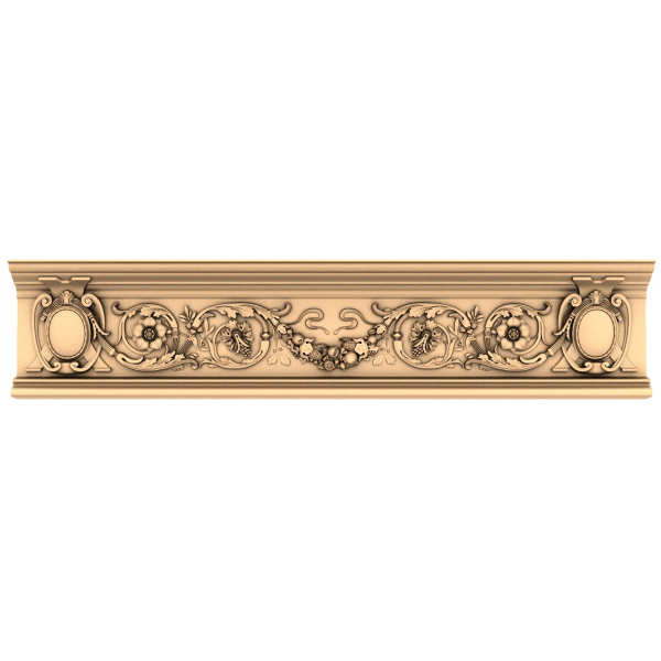 Ornate Floral Panel 3D STL Model for CNC Ornate Floral Panel 3D STL Model for CNC