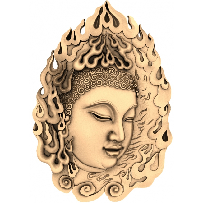 Ethereal Serenity 3D STL-model til CNC-router