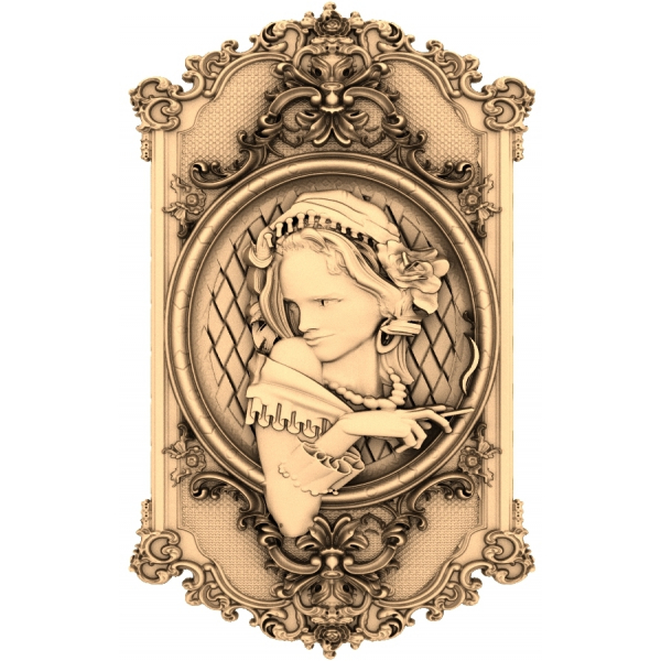 Model 3D STL Victorian Elegance pentru CNC