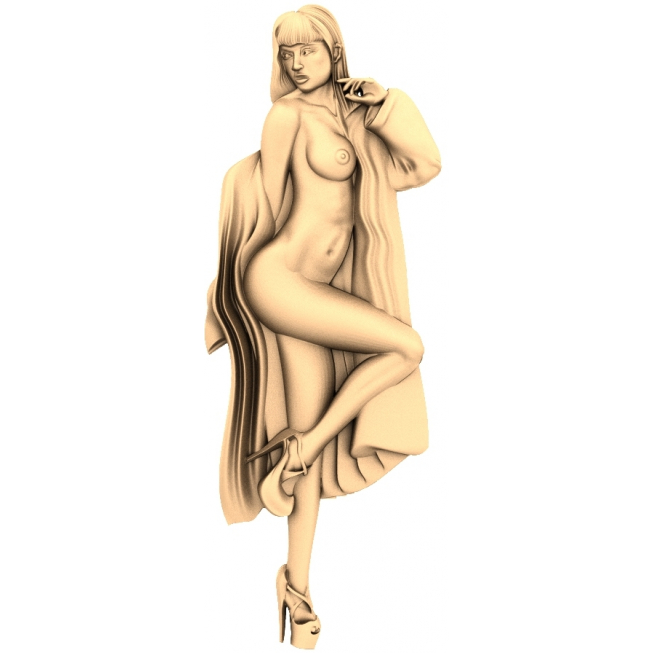 Model 3D STL dla CNC - Sensual Elegance